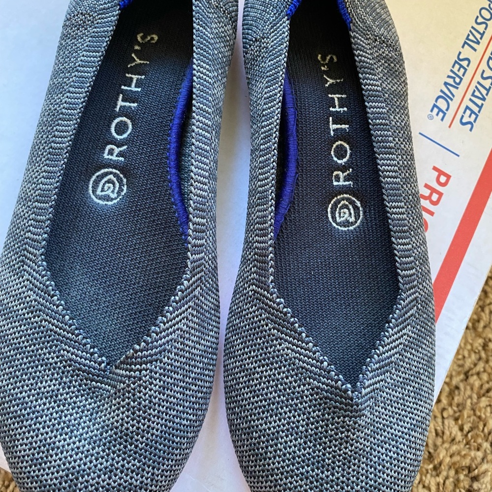 Rothy’s Charcoal Birdseye Size 7.5